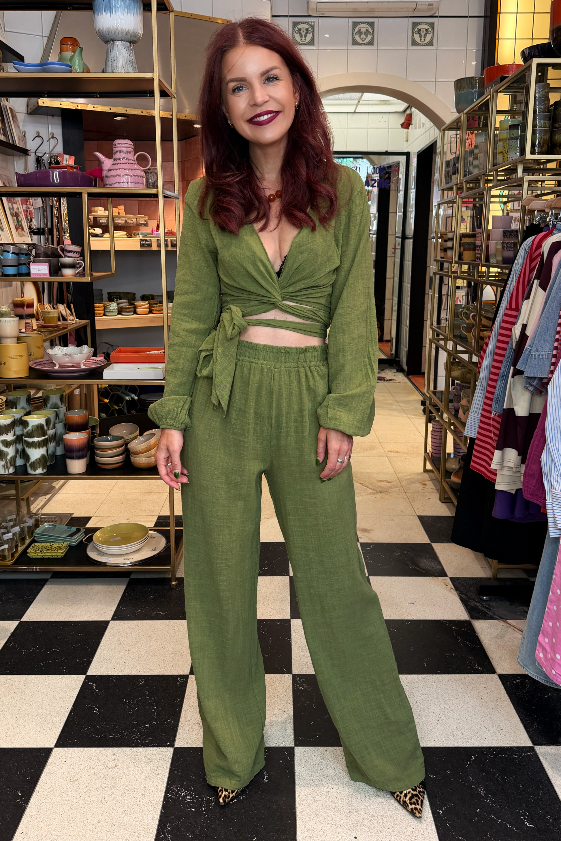 BOB & BILL RESORT COLLECTION | BILLIE PANTS - PISTACHE