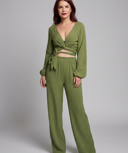 BOB & BILL RESORT COLLECTION | BILLIE PANTS - PISTACHE