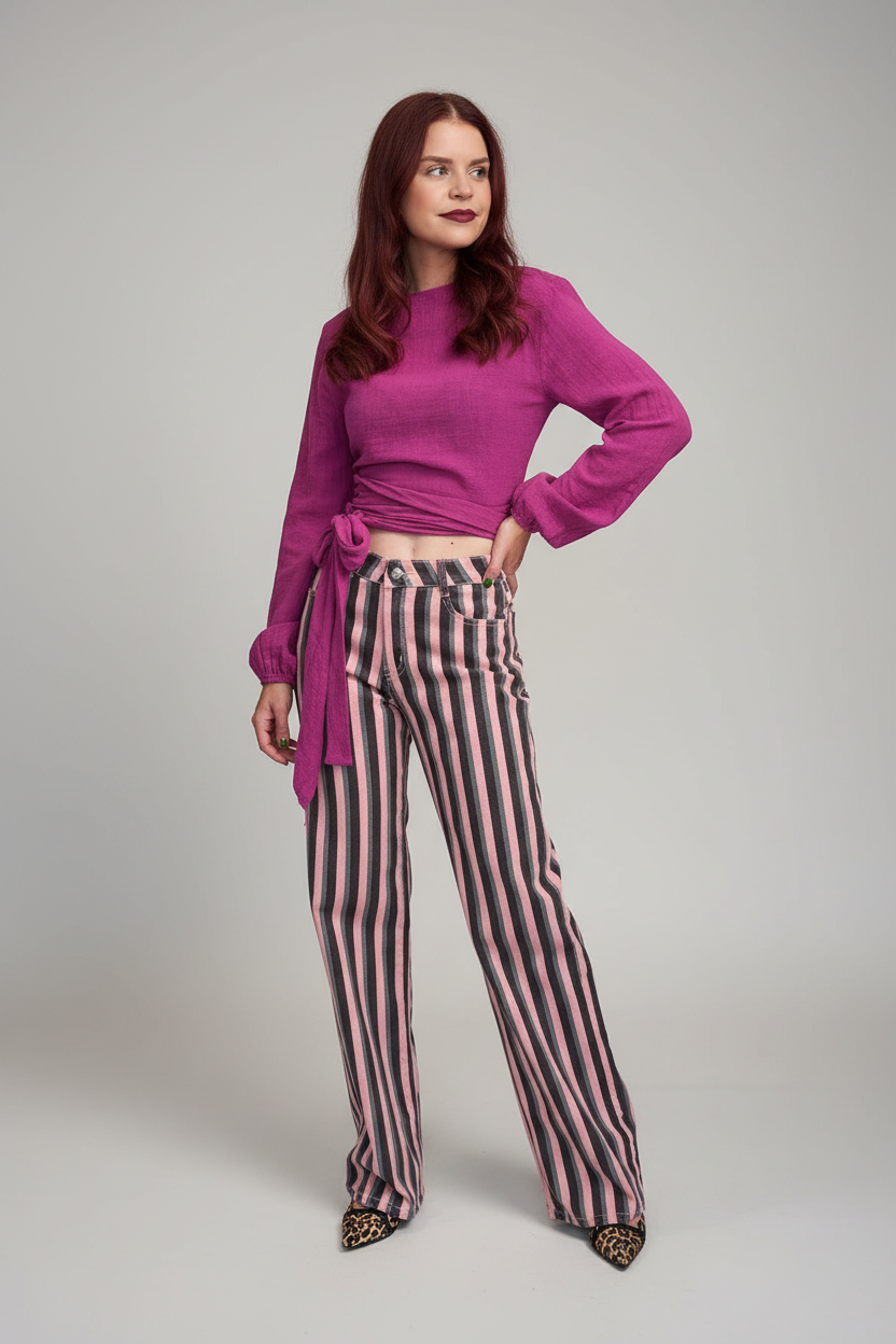 BOB & BILL RESORT COLLECTION | BEAU WRAP TOP - FRAMBOISE