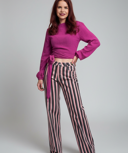 BOB & BILL RESORT COLLECTION | BEAU WRAP TOP - FRAMBOISE