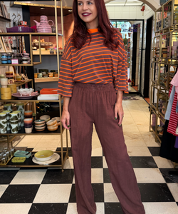 BOB & BILL RESORT COLLECTION | BILLIE PANTS - CHOCOLAT
