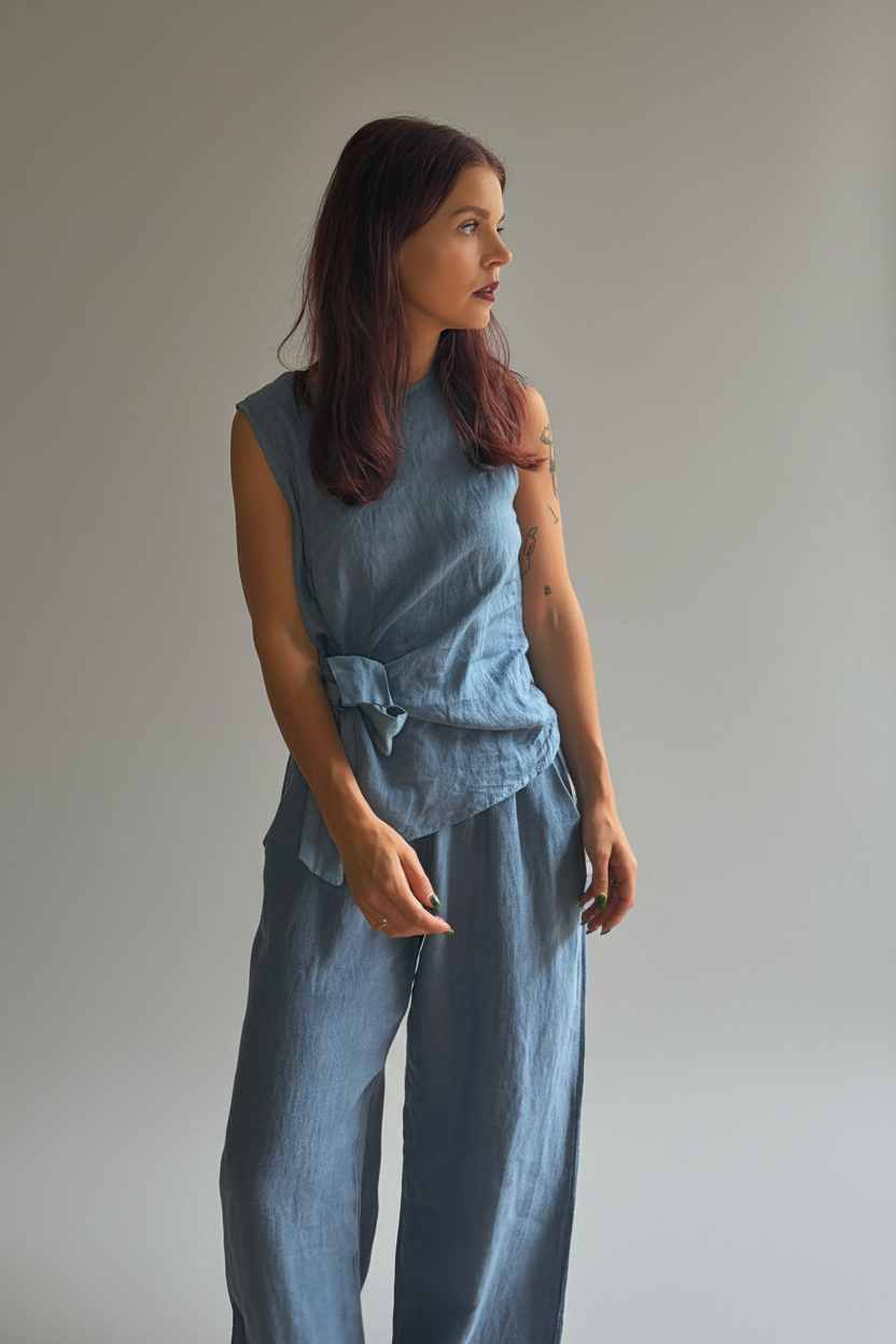 BOB & BILL RESORT COLLECTION | BODIE PANTS - JEANS BLUE
