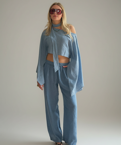 BOB & BILL RESORT COLLECTION | SAINT TOP - JEANS BLUE
