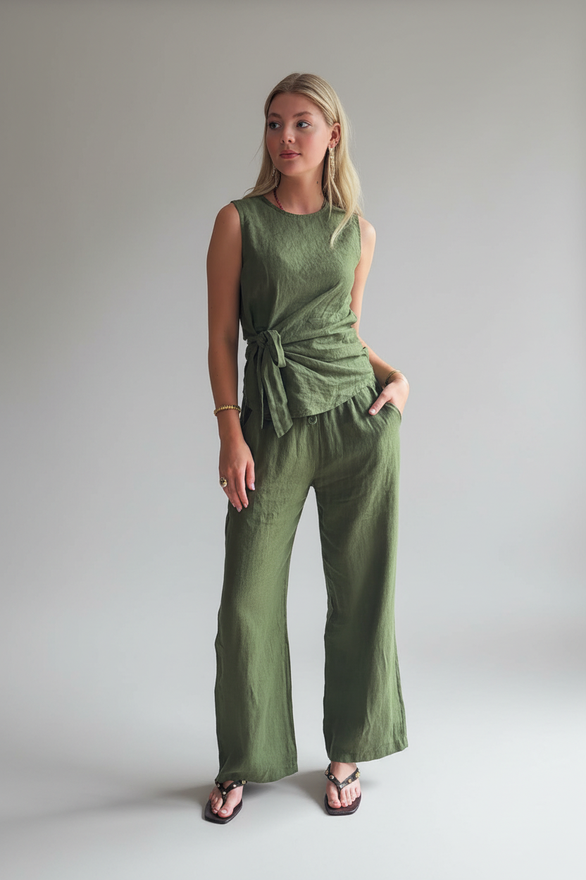 BOB & BILL RESORT COLLECTION | BODIE PANTS - PISTACHE
