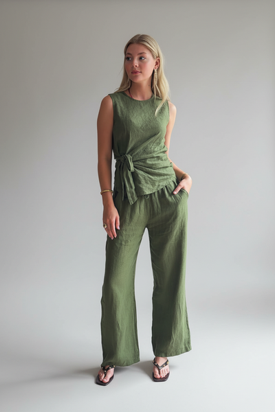 BOB & BILL RESORT COLLECTION | BODIE PANTS - PISTACHE