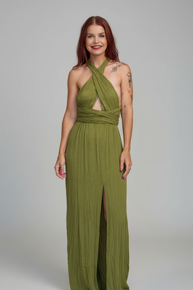 BOB & BILL RESORT COLLECTION | INFINITY DRESS - PISTACHE