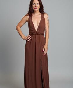 BOB & BILL RESORT COLLECTION | INFINITY DRESS - CHOCOLAT