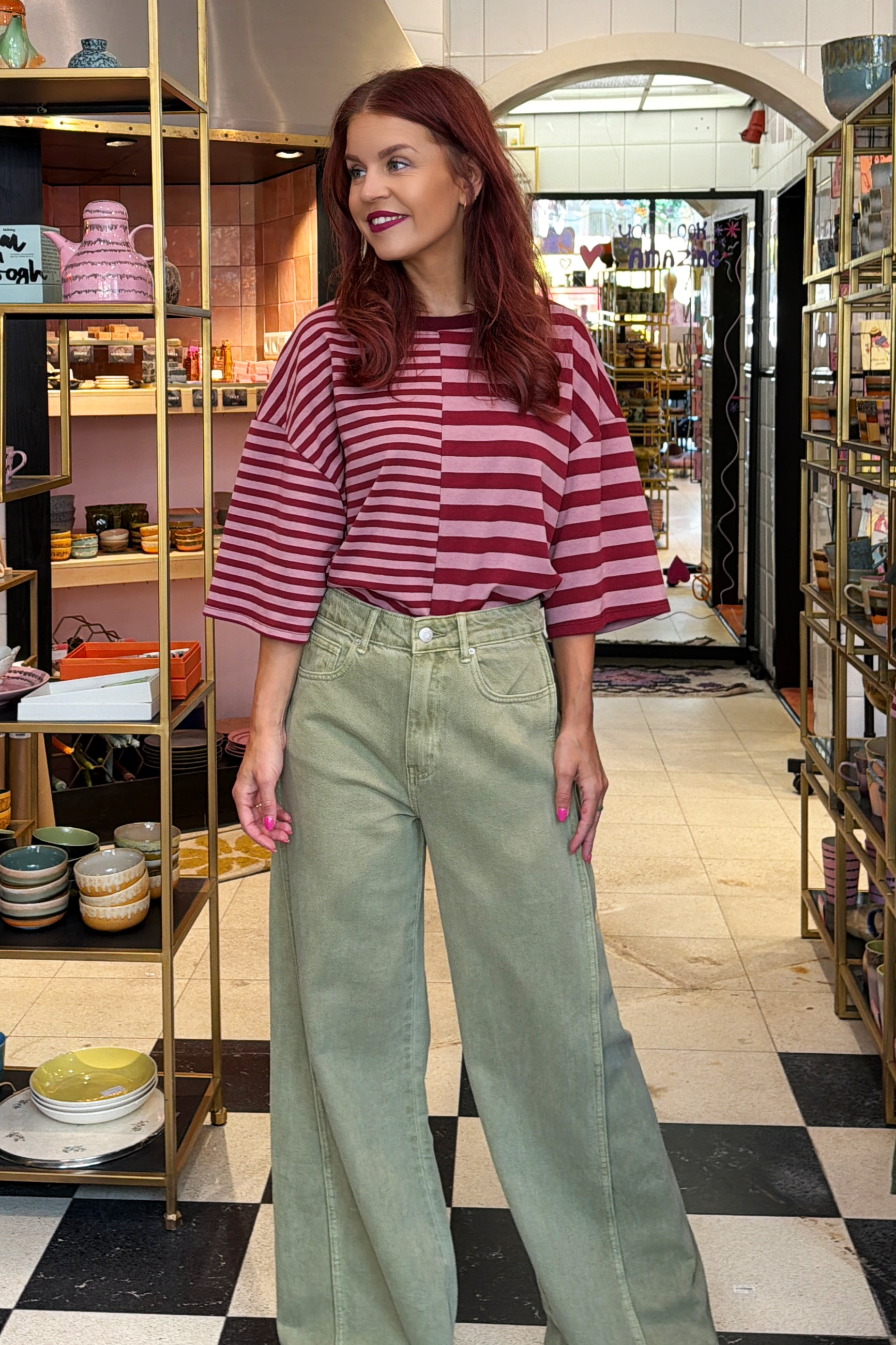 JUNO JEANS - GREEN