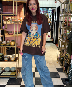 HARLOW BARREL JEANS - BLUE