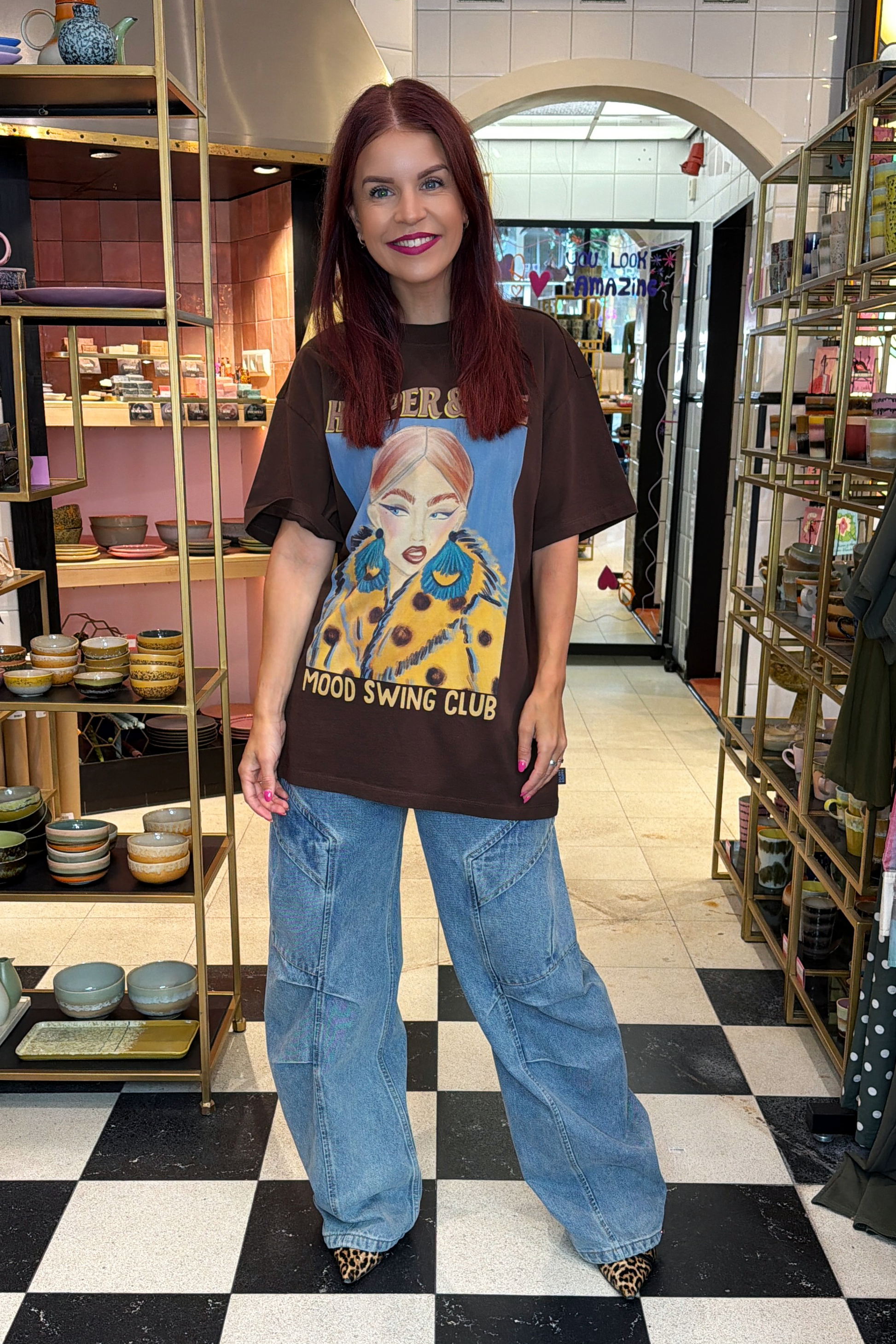 HARLOW BARREL JEANS - BLUE