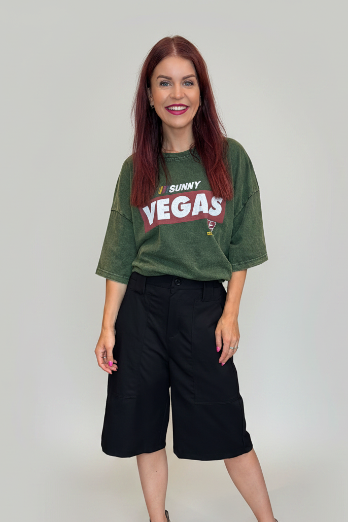 VEGAS OVERSIZED TEE - GREEN