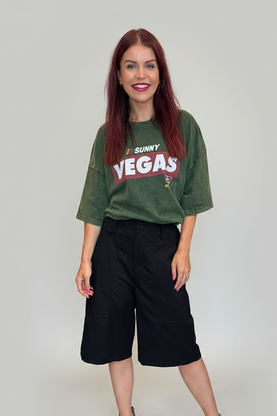 VEGAS OVERSIZED TEE - GREEN
