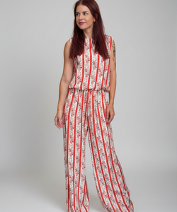 LIEN FLOWERY TOP - CORAL