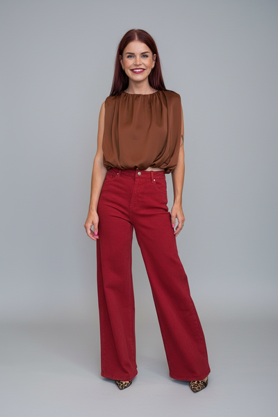 JOHANNA COLORED JEANS - RED