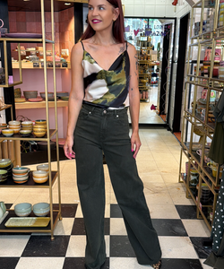 JOHANNA COLORED JEANS - KHAKI