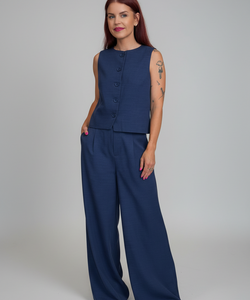 TRACY TROUSERS - BLUE
