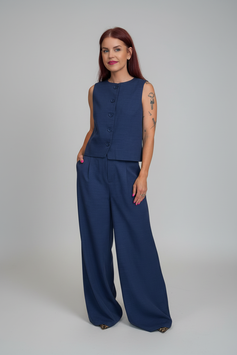 TRACY TROUSERS - BLUE
