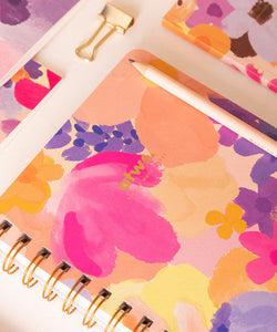 ATWTS | NOTEBOOK SPIRAL - FLOWER GARDEN