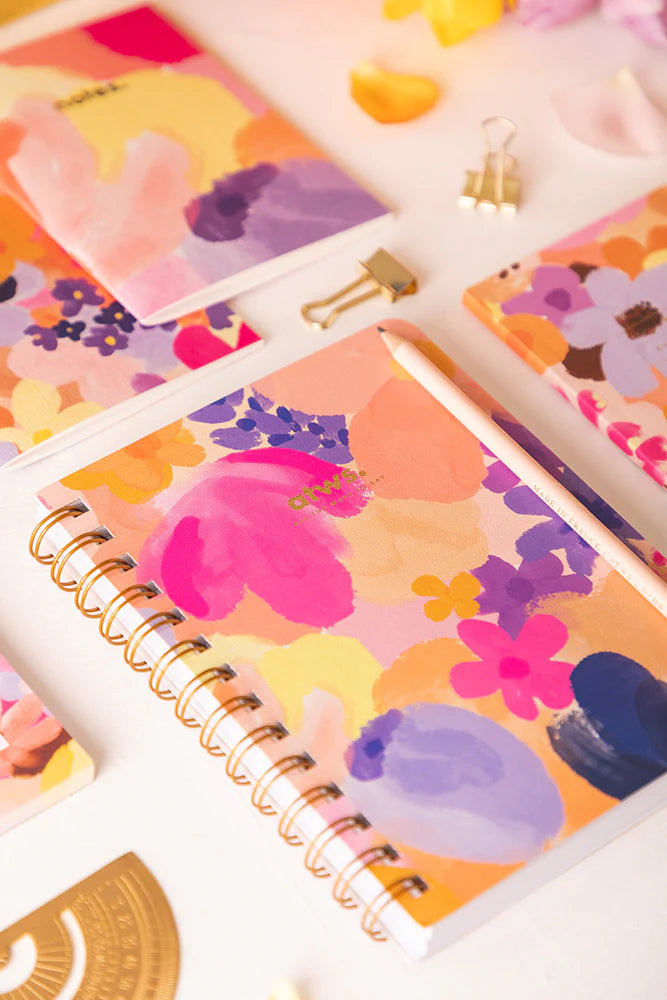 ATWTS | NOTEBOOK SPIRAL - FLOWER GARDEN