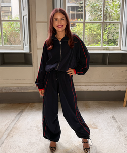 MASHA TRACKING PANTS- NAVY