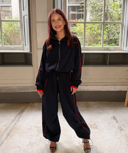 MASHA TRACKING JACKET - NAVY