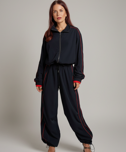 MASHA TRACKING JACKET - NAVY