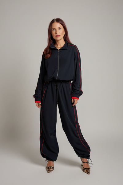 MASHA TRACKING PANTS- NAVY
