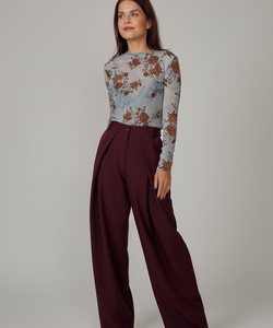 AURORA MESH SHIRT - BLUE