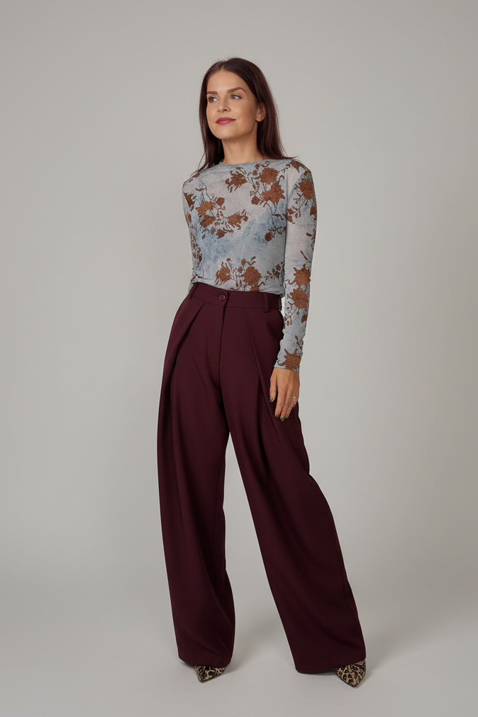 AURORA MESH SHIRT - BLUE