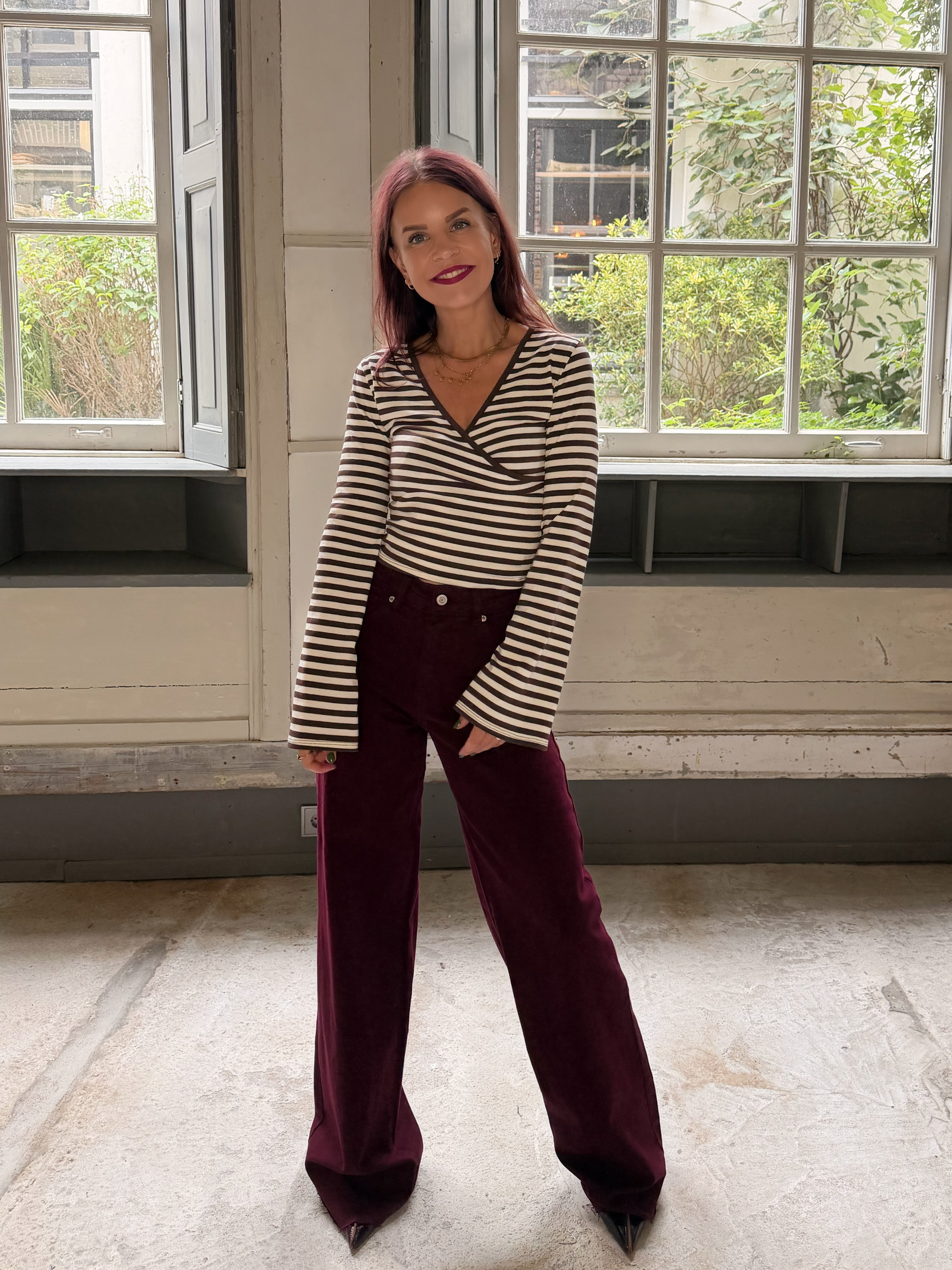 JOAN JEANS - BORDEAUX