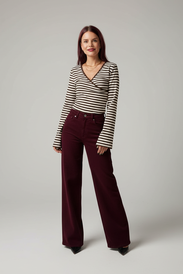 JOAN JEANS - BORDEAUX