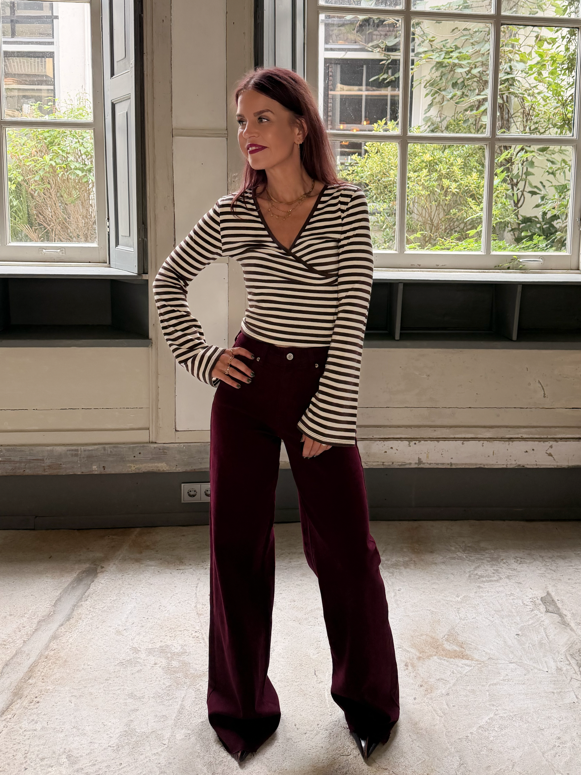 JOAN JEANS - BORDEAUX