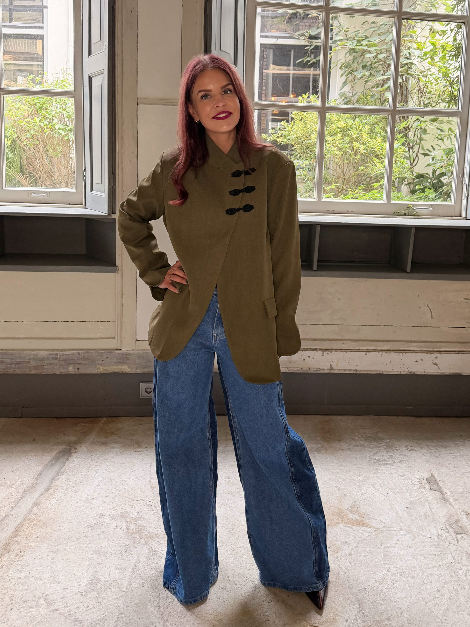 NOUSHA BLAZER - GREEN