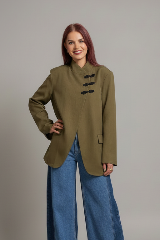 NOUSHA BLAZER - GREEN