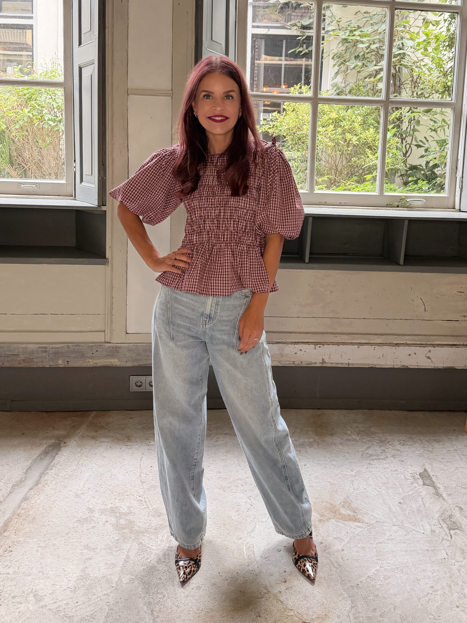 YAS | SKY HW BARREL JEANS - LIGHT BLUE DENIM
