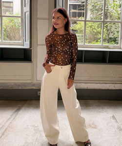 REMY BARREL JEANS - WHITE