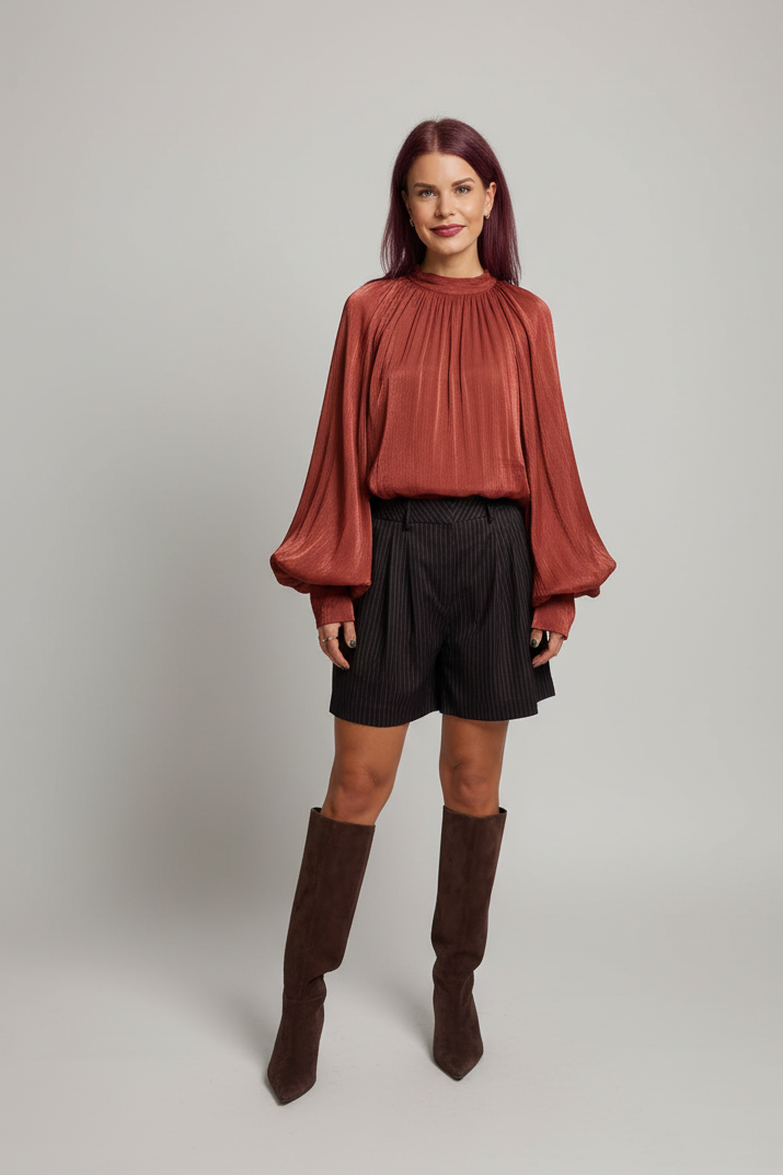 SUKY SHORTS - BROWN