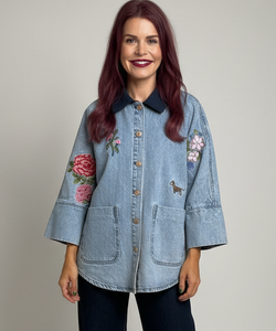 NÜMPH | DENMA OVERSIZE SHIRT - BLUE DENIM