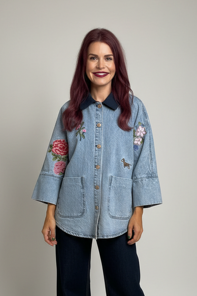 NÜMPH | DENMA OVERSIZE SHIRT - BLUE DENIM
