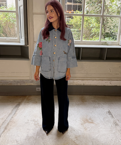 NÜMPH | DENMA OVERSIZE SHIRT - BLUE DENIM