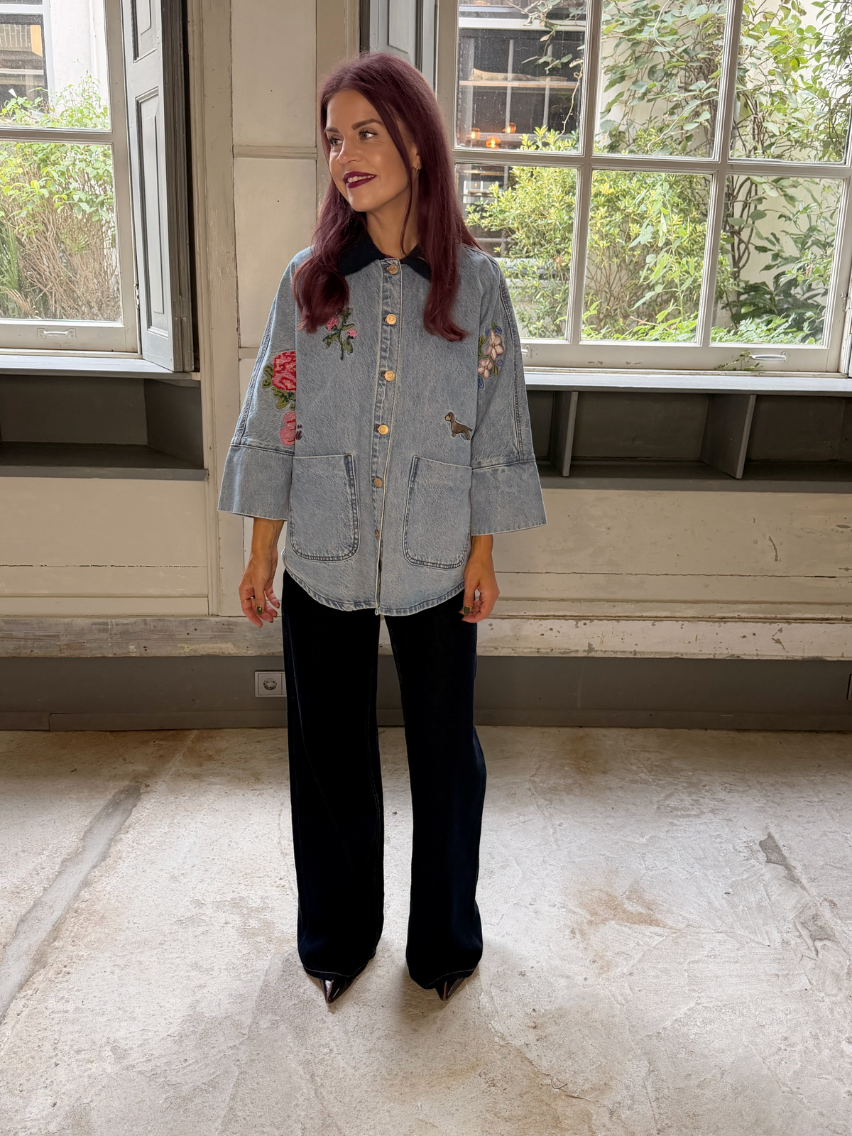 NÜMPH | DENMA OVERSIZE SHIRT - BLUE DENIM