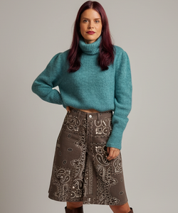 STORY TURTLENECK KNIT - GREEN