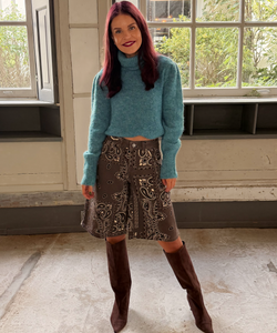 STORY TURTLENECK KNIT - GREEN