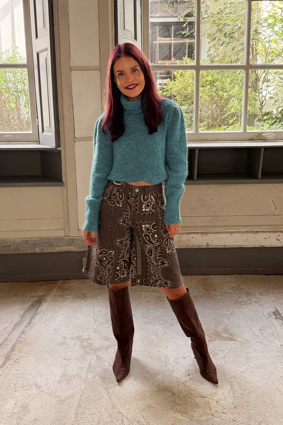 STORY TURTLENECK KNIT - GREEN