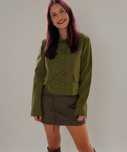 NECTARINA SKORT - CHECKED BROWN