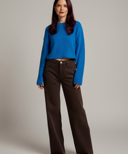 NAOMI PLAIN KNIT - BLUE