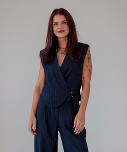 ZIVA GILET - NAVY