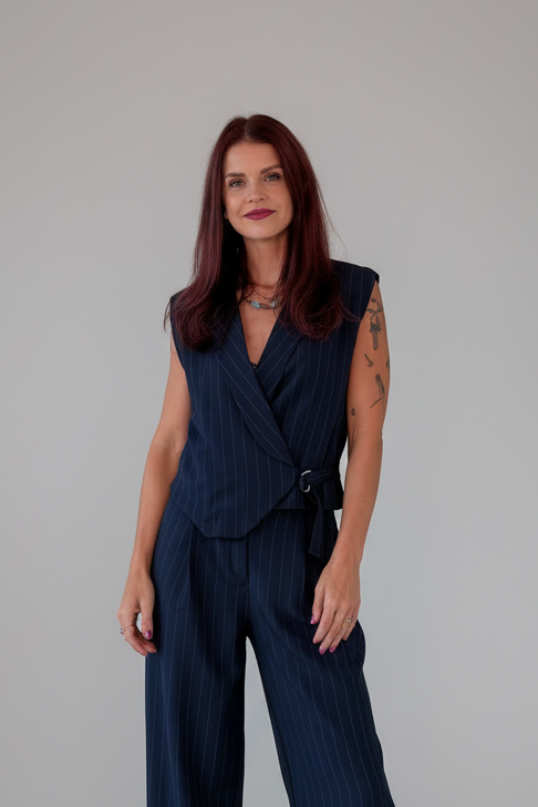 ZIVA GILET - NAVY