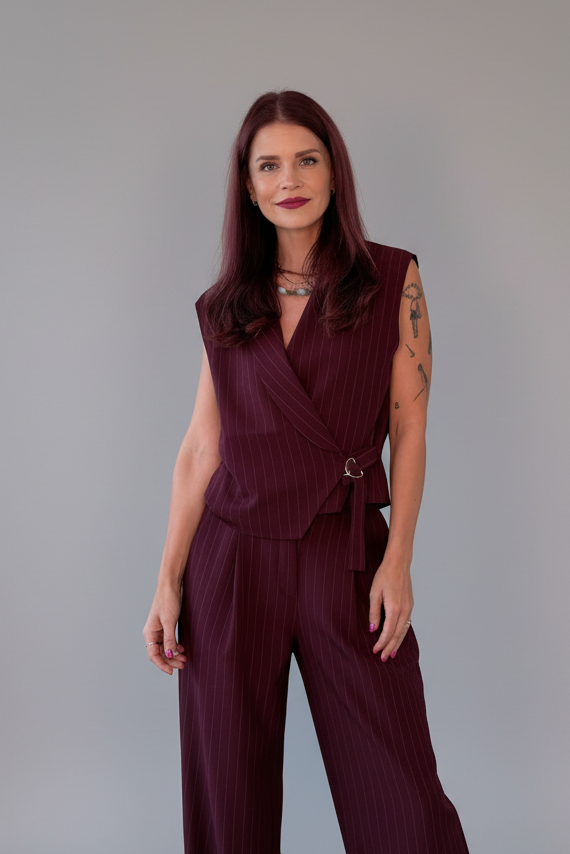 ZIVA GILET - BORDEAUX