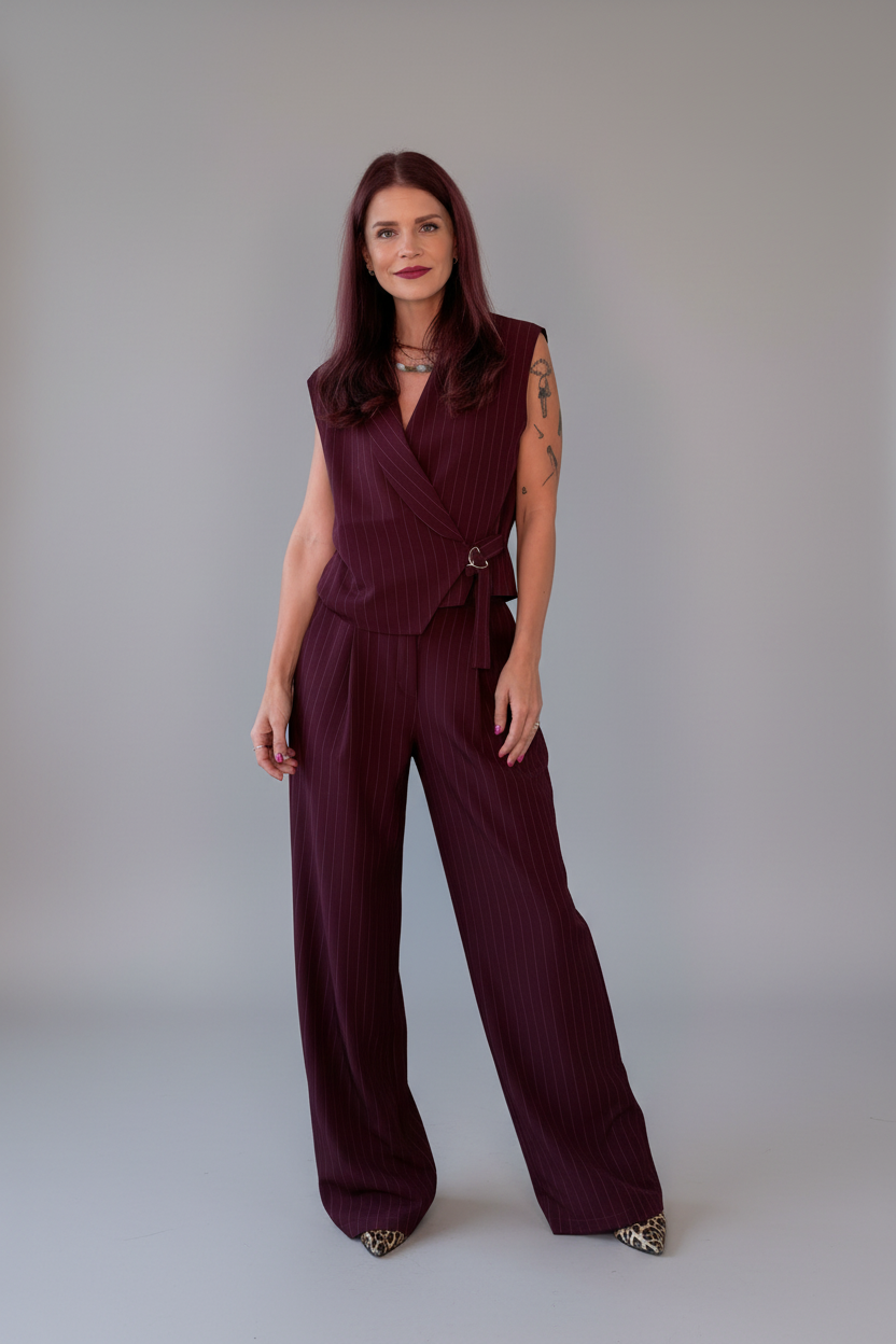 ZIVA GILET - BORDEAUX